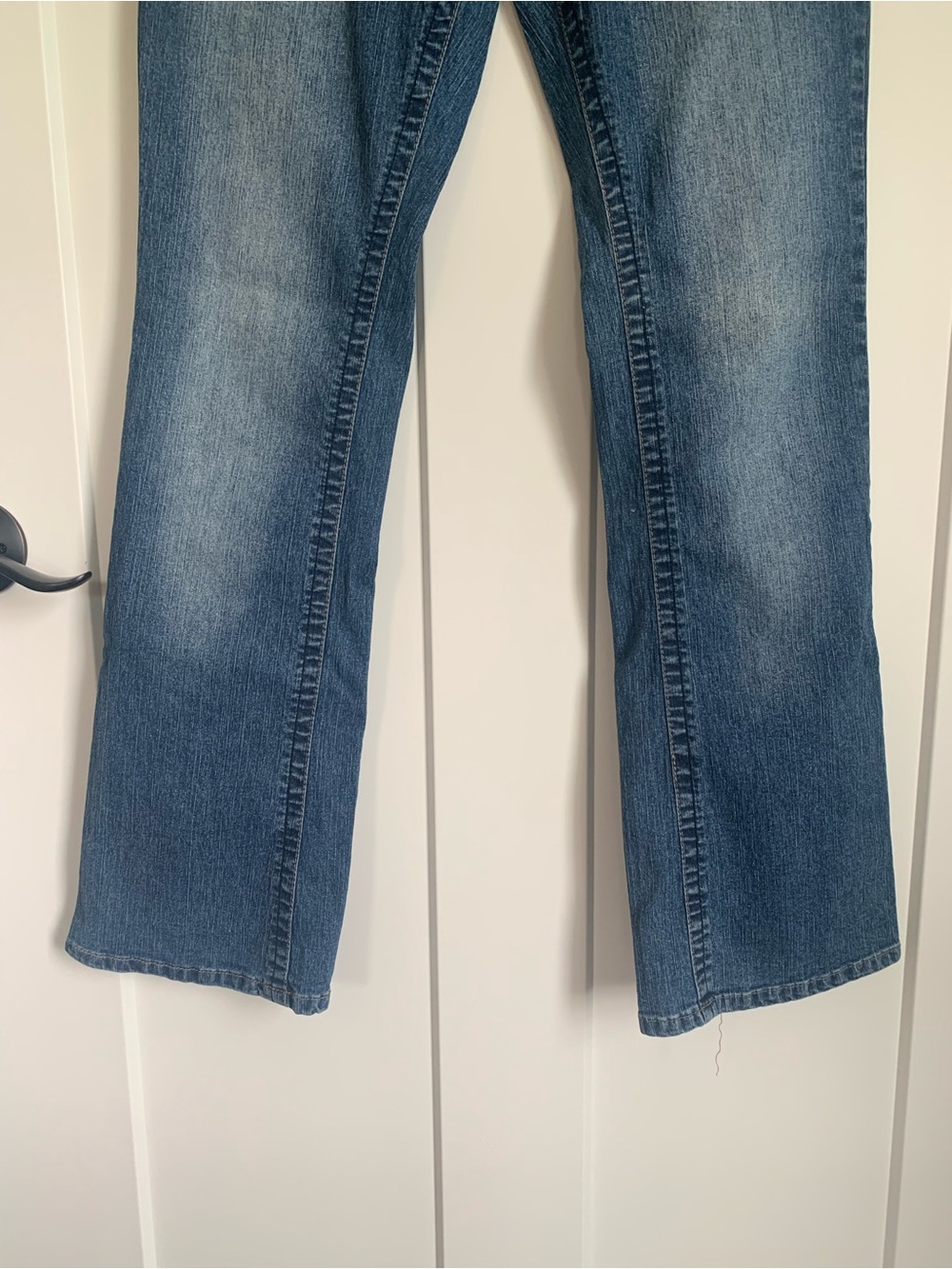 Y2K Angels Boot Cut Blue Jeans Sz 10 - Picture 11 of 12